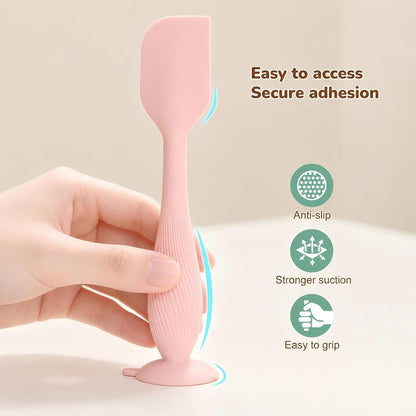 4-Pack Diaper Cream Spatula with Travel Case, Soft Baby Butt Spatula – Silicone Butt Paste Spatula, Convenient Diaper Spatula, Ideal Baby Shower Gift
