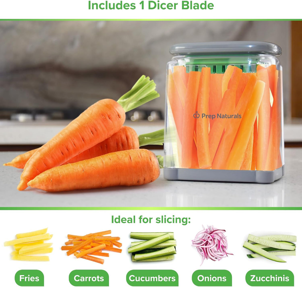 Medium Stainless Steel French Fry Cutter