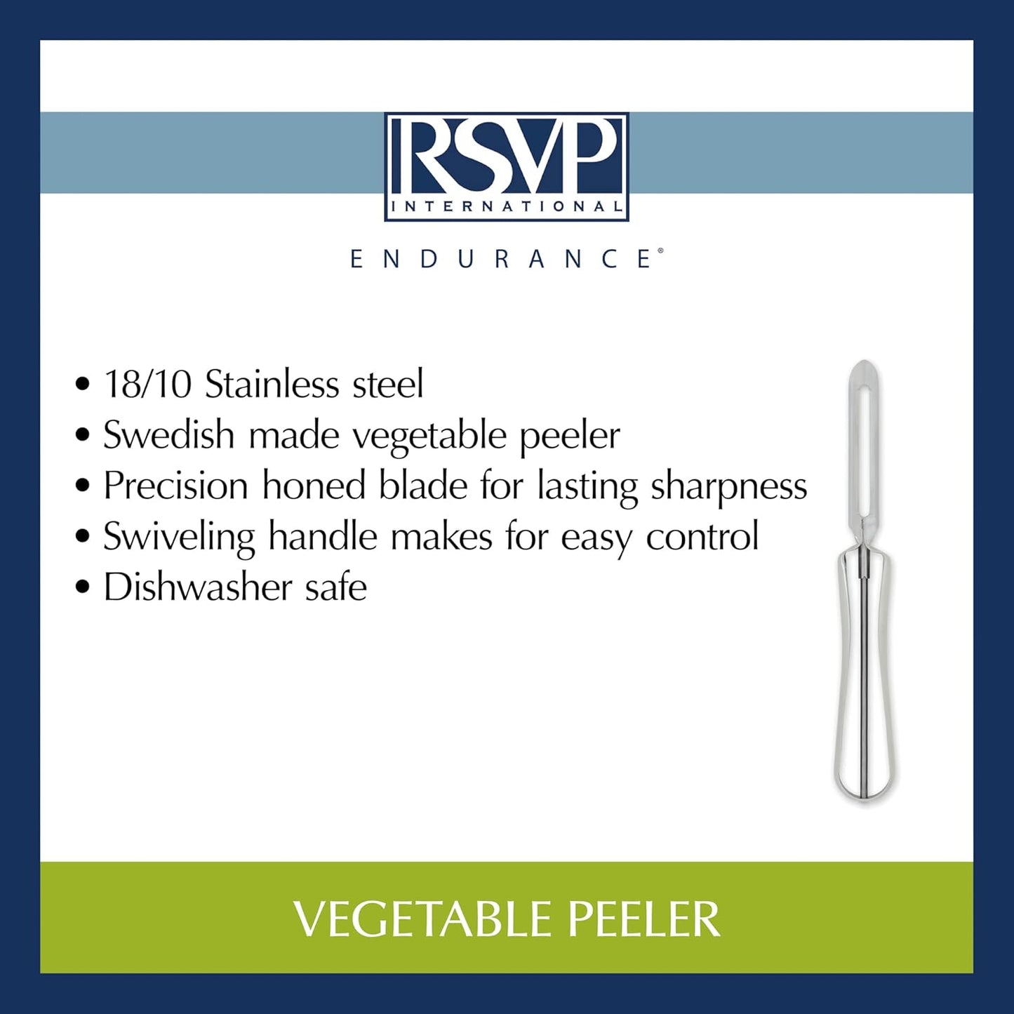 Vegetable Peelers and Slicing Kitchen Collection, Vegetable Peeler, Stainless Steel