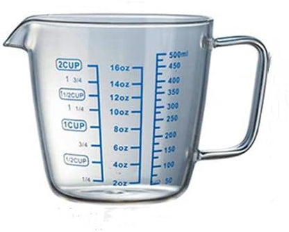 250ml 500ml Heat-resisting Glass Measuring Cup Milk Scale Microwave Measure Jug (250ml)
