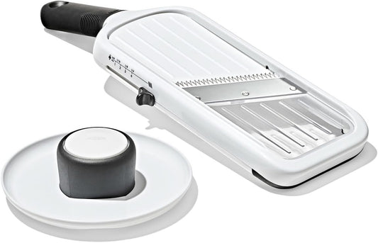 Good Grips Precision Handheld Mandoline, Mandoline Slicer, Adjustable Thickness Vegetable Slicer for Everyday Prep