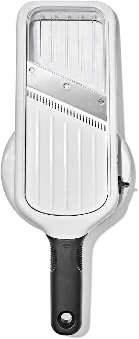 Good Grips Precision Handheld Mandoline, Mandoline Slicer, Adjustable Thickness Vegetable Slicer for Everyday Prep