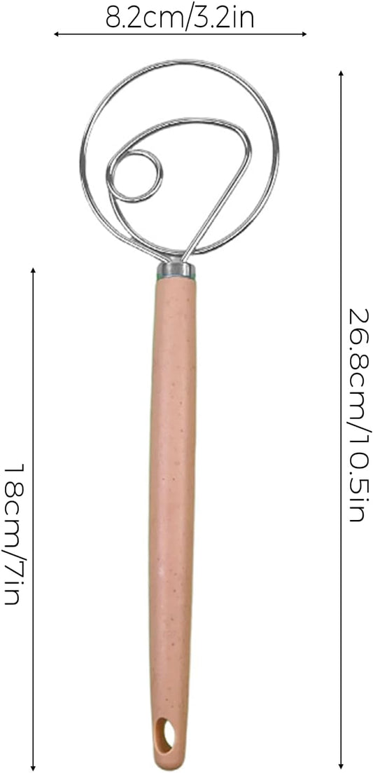 Dough Whisk,Danish Dough Whisk,Bread Sourdough Whisk Tools