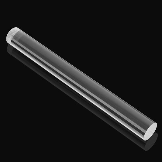 1 Piece Acrylic Polymer Clay Roller Clear Rolling Pin | Round Tube Roller Tool, Clear Solid Acrylic, Smooth Non Stick Clay Rolling, DIY Polymer Clay Crafters