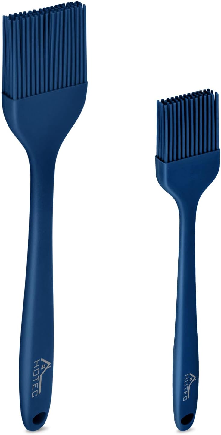 600℉ Heat Resistant Silicone Basting &Pastry Brushes, Black 2