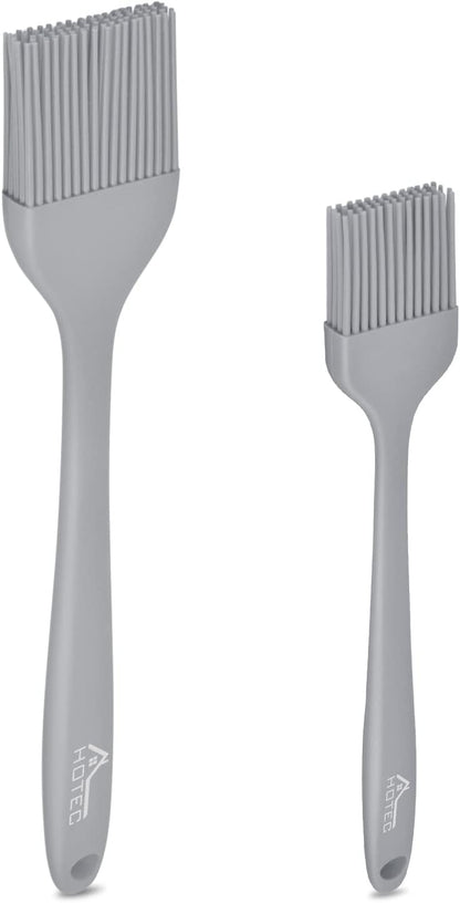 600℉ Heat Resistant Silicone Basting &Pastry Brushes, Black 2
