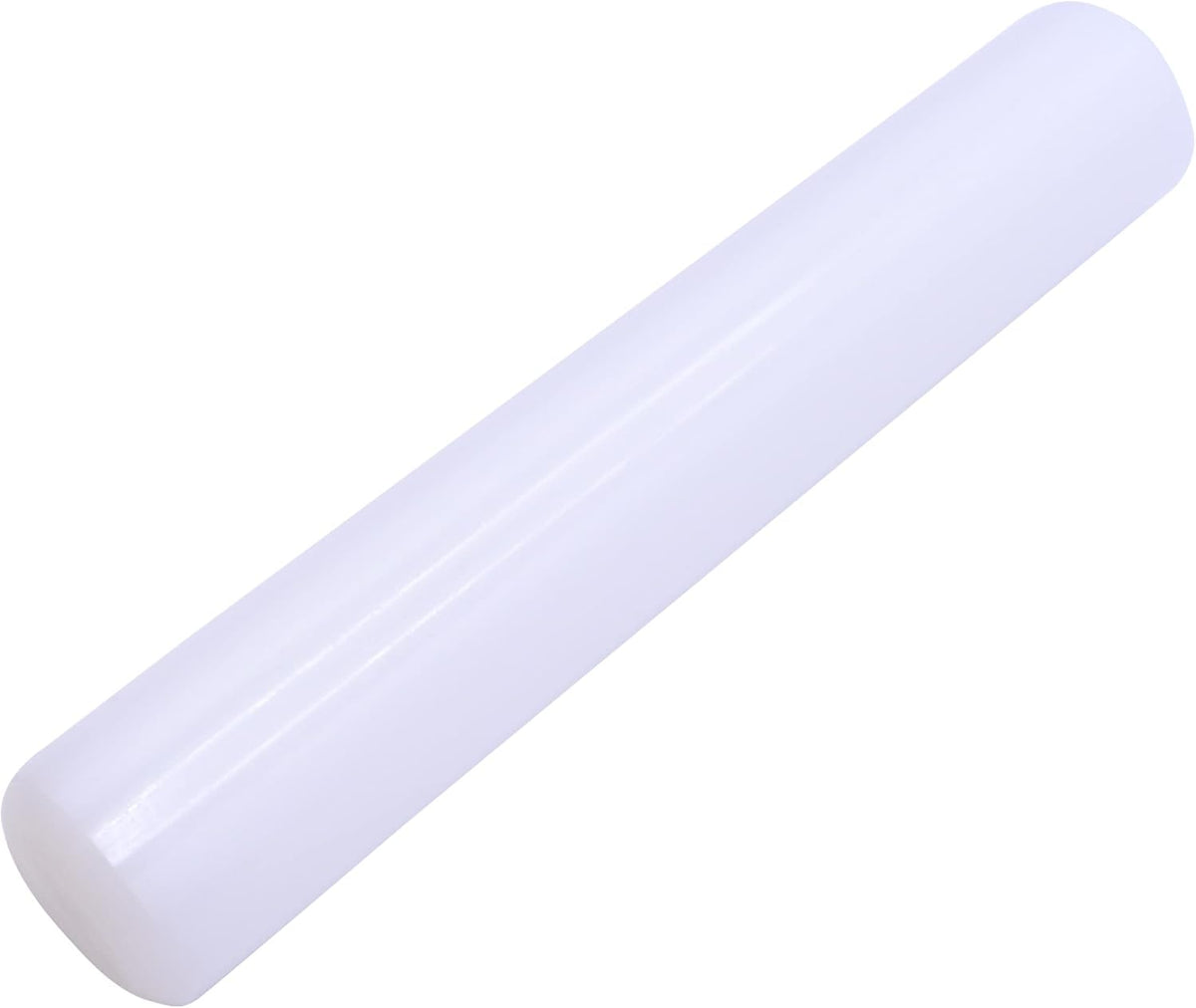 Knights Bridge Global PP85 Non-Stick Polyethylene Rolling Pin, 6" for Cake & Cookie Decorating, White, 6"