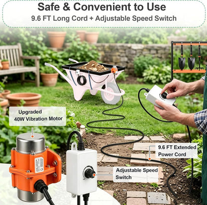 2 Pack Soil Sifter for Gardening - Rock Compost Sand Sifter Fits 5-Gallon Buckets 1/4 Inch & 1/8 Inch Mesh Sifting Screen Sieve for Gravel, Dirt, Sawdust with Repotting Mat