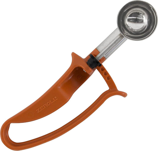 2050 Universal Standard Length EZ Disher Food Portion Control Scoop Designed for Right or Left Hand Use Dishwasher Safe NSF Approved, 1 1/2-Inch, Rust