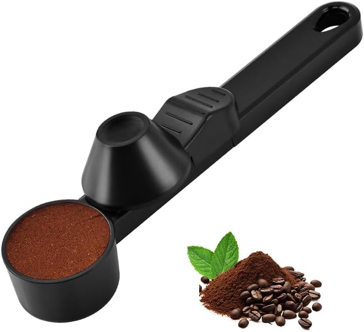 Coffee Scoop with Funnel for Ground Coffee & Protein Powder, 2 Tbsp