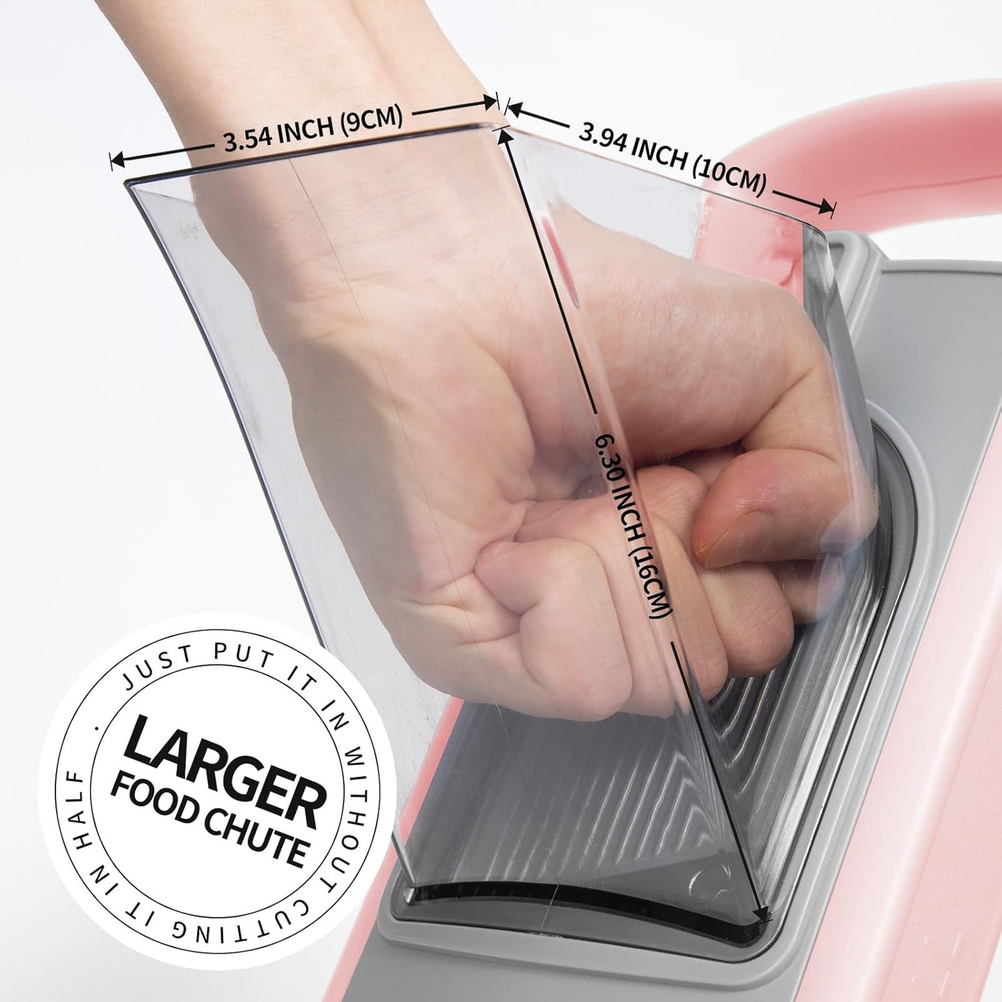 Safe Mandoline Slicer for Kitchen, 5 in 1 Multi Food Chopper, Potato Slicer | Adjustable Thickness 0.1-8 mm, Vegetable Chopper Cutter, Food Chopper French Fry Cutte, Paring Knife/Cleaning Brush, Mandolin