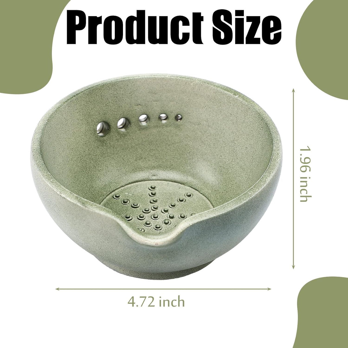 Herb Stripper Bowl with Garlic Grater - 2-in-1 for Cooking