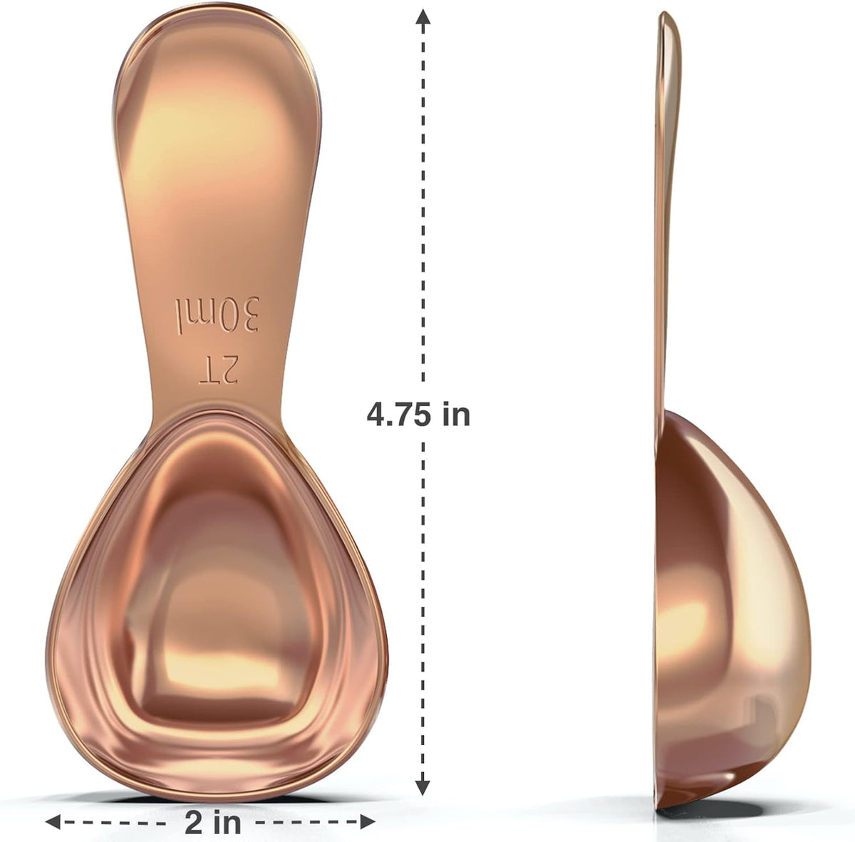 Stainless Steel Coffee Scoop - 2 Tablespoon (30ml)
