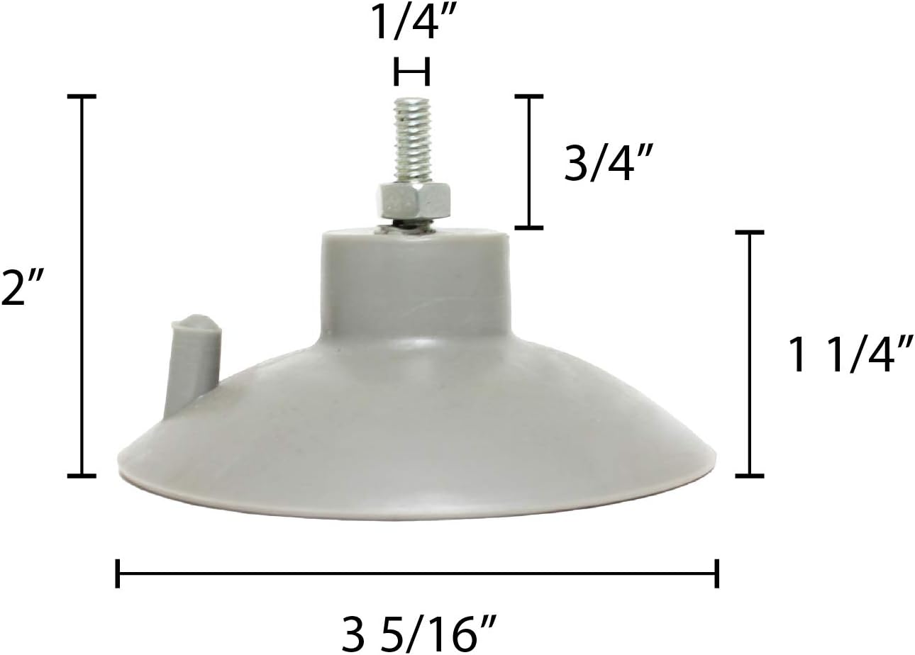 Thunder Group French fry cutter suction cup feet, PVC, set of 4, comes in set
