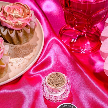 Bronze Edible Glitter Cake Decorating Supplies – 10ml Lustre Blend Edible Glitter for Cocktails Gold Sprinkles – Zero Gluten Vegan Friendly Food Glitter – Ultra-Pigmented and Safe
