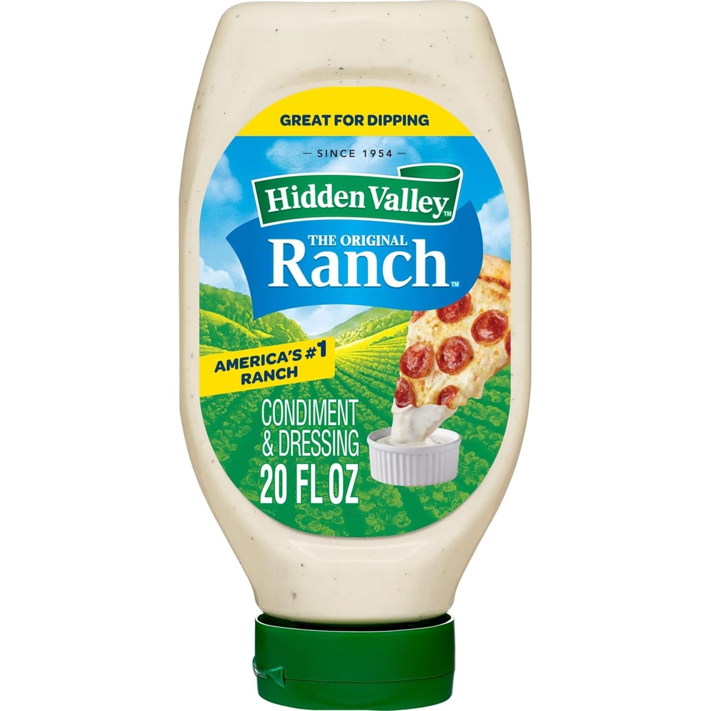 Easy Squeeze Original Ranch Salad Dressing and Topping, 20 Ounce Bottle (Package May Vary)