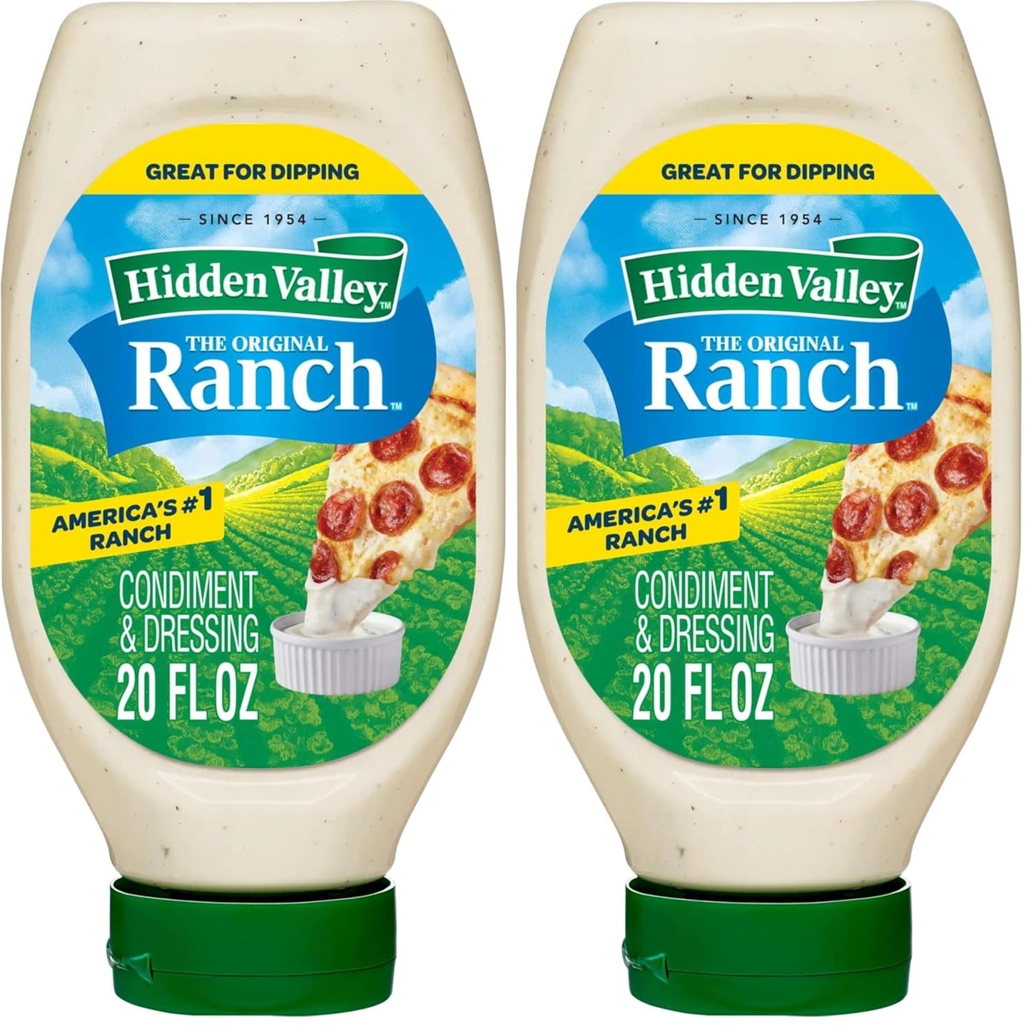 Easy Squeeze Original Ranch Salad Dressing and Topping, 20 Ounce Bottle (Package May Vary)