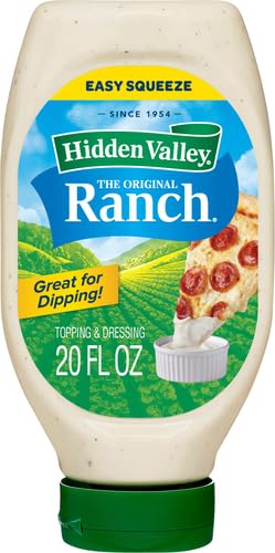Easy Squeeze Original Ranch Salad Dressing and Topping, 20 Ounce Bottle (Package May Vary)