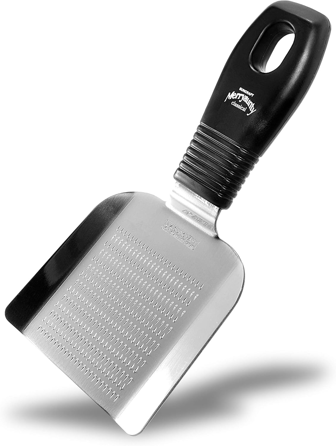 Japanese Grater with Handle for Wasabi Radish Garlic Ginger Stainless Steel