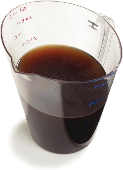 4314107 Commercial Plastic Measuring Cup, 1 Cup, Clear