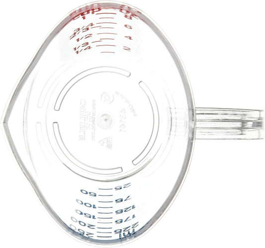 4314107 Commercial Plastic Measuring Cup, 1 Cup, Clear