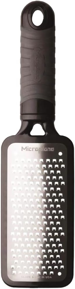 Home Series Fine Cheese Grater - Surgical Stainless Steel for Fine Grating (Black)