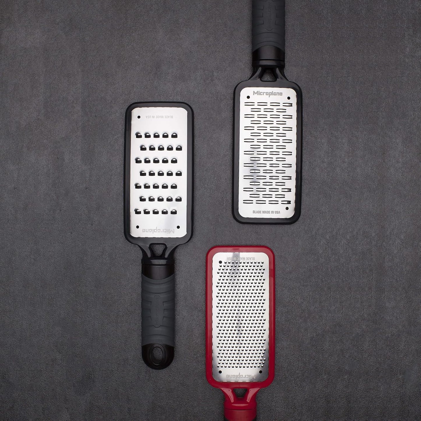 Home Series Fine Cheese Grater - Surgical Stainless Steel for Fine Grating (Black)