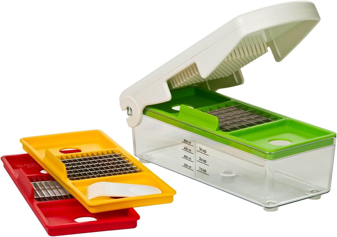 by Progressive Fruit and Vegetable Chopper,White