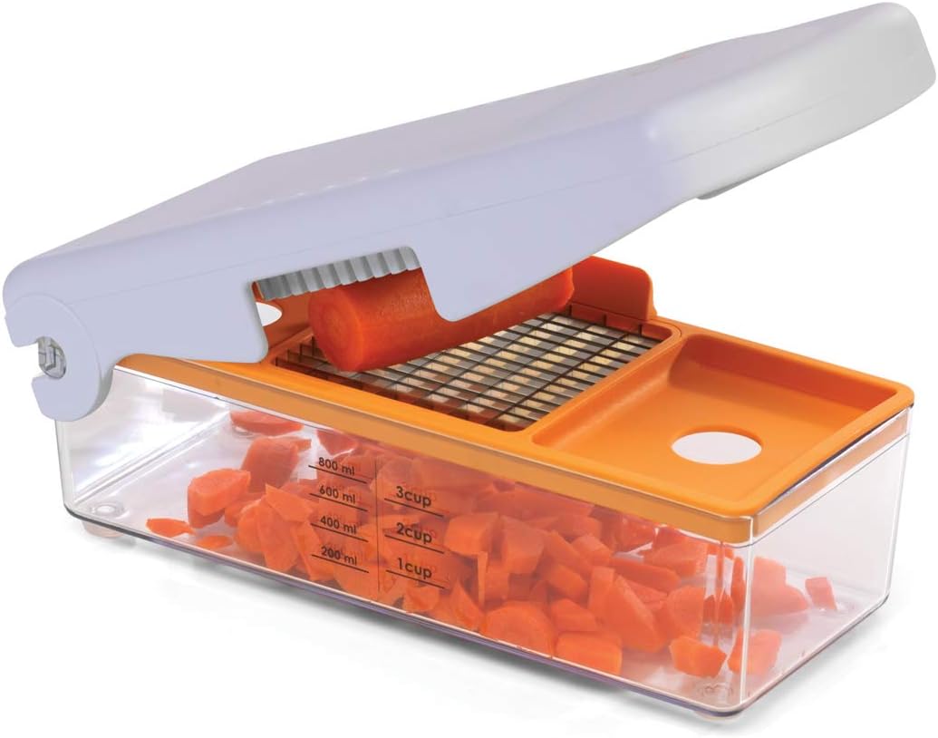 by Progressive Fruit and Vegetable Chopper,White