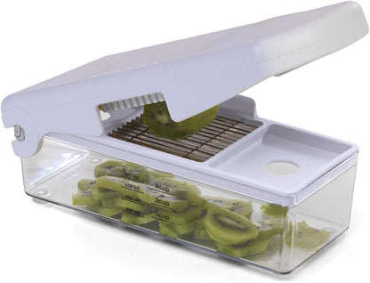 by Progressive Fruit and Vegetable Chopper,White