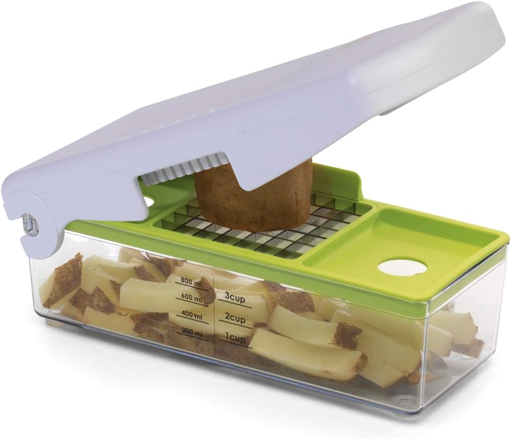 by Progressive Fruit and Vegetable Chopper,White