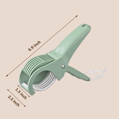 Banana Slicer Cutter, Quick & Safe, Multi-Use for Fruits, Dishwasher Safe