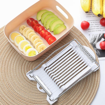 Spam Slicer, Easy Luncheon Meat Cutter with Stainless Wires, Multi-purpose Soft Food Cutter for Luncheon Meat, Fruit of Kitchen Home Use, Durable and Rust Resistant Food Prep Accessory,White