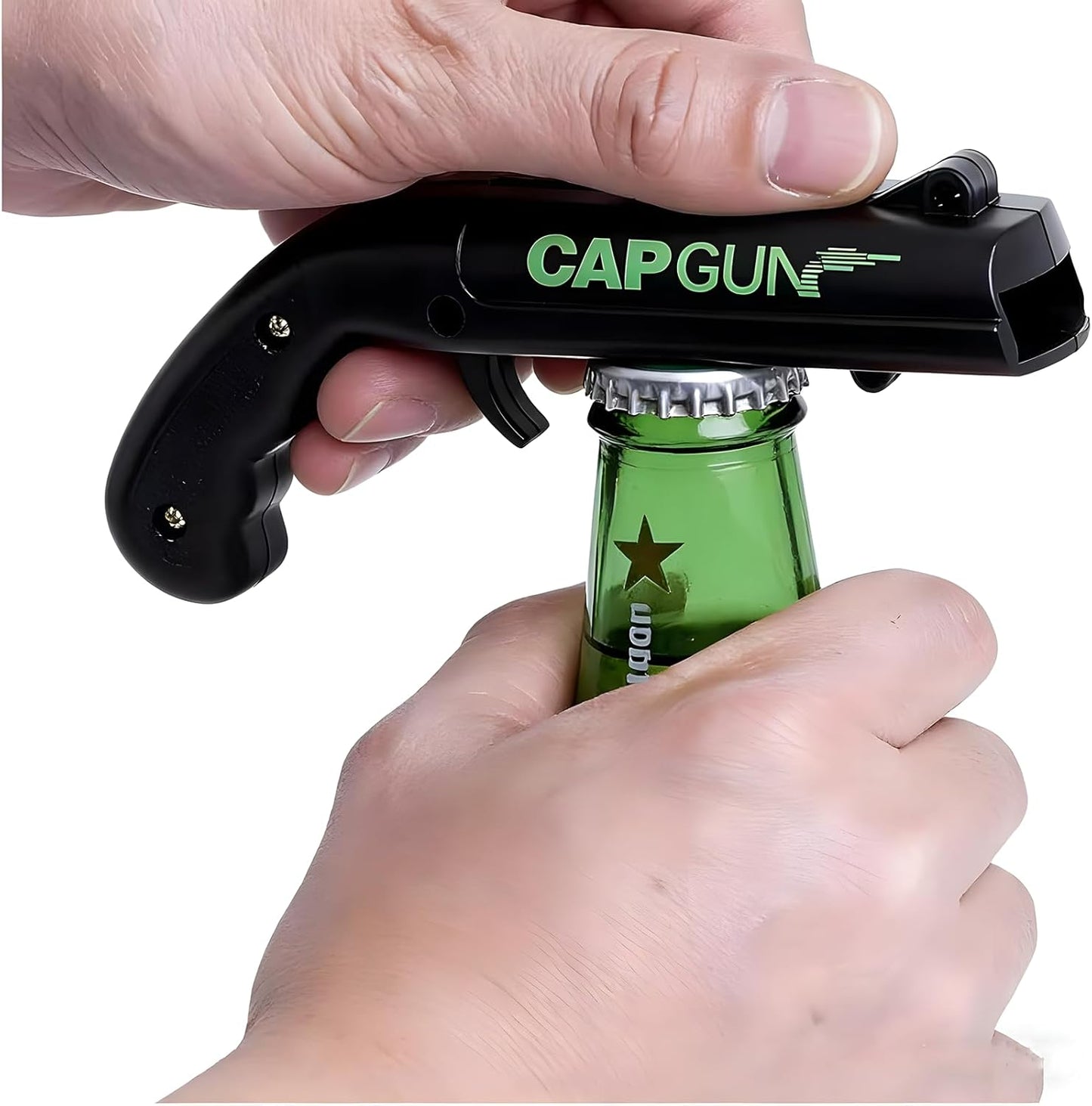 Bottle Opener,Fun Shooting Gun Creative Bottle Opener for Party Games, Family Parties, Outdoor Barbecue,Jar Opener for Weak Hands and Seniors with Arthritis