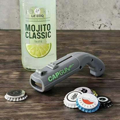 Bottle Opener,Fun Shooting Gun Creative Bottle Opener for Party Games, Family Parties, Outdoor Barbecue,Jar Opener for Weak Hands and Seniors with Arthritis