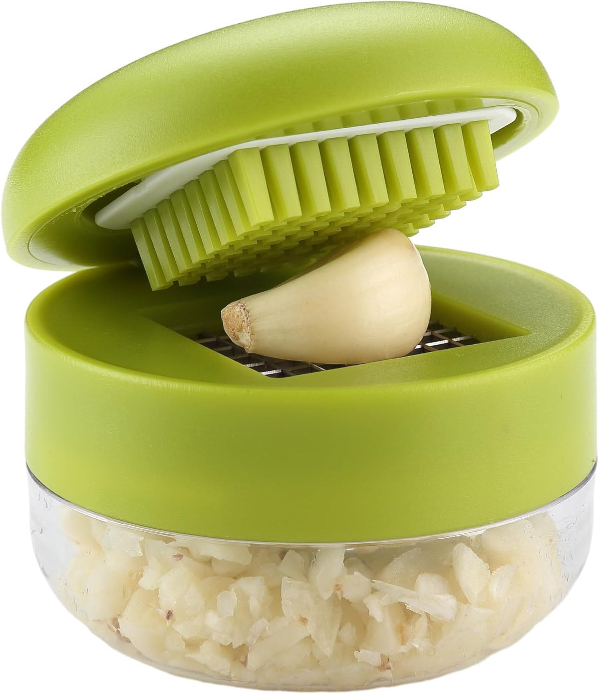 2PCS Garlic Presses and Chopper with Container