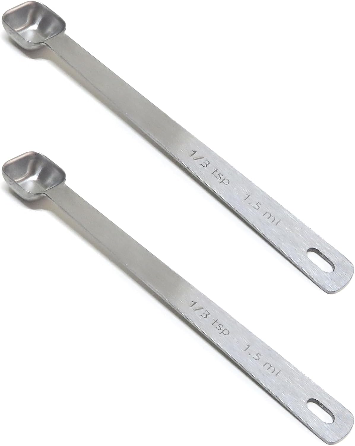1PCS 1/8tsp(0.6ml) Tiny Measuring Spoon, Small Teaspoon for Tiny Amounts | High Precision, Food-Grade Stainless Steel, ‌Rust-Free, Dishwasher-Safe, Easy-Read Markings, Multi-Purpose, Sturdy & Durable