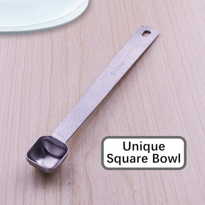 1PCS 1/8tsp(0.6ml) Tiny Measuring Spoon, Small Teaspoon for Tiny Amounts | High Precision, Food-Grade Stainless Steel, ‌Rust-Free, Dishwasher-Safe, Easy-Read Markings, Multi-Purpose, Sturdy & Durable