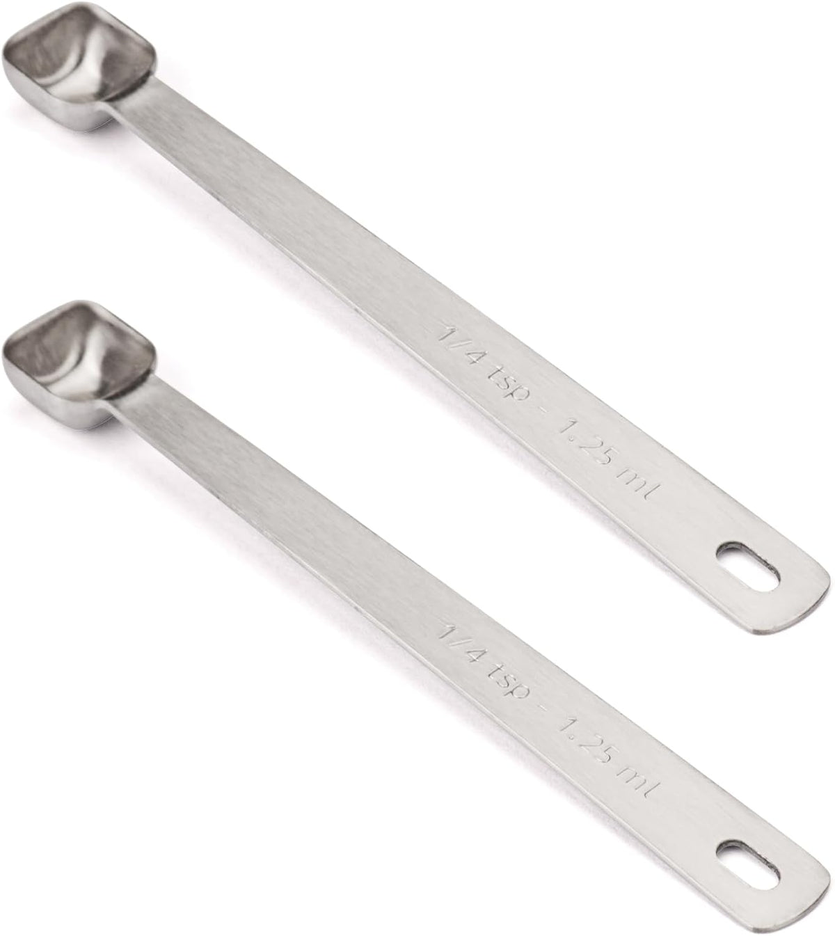 1PCS 1/8tsp(0.6ml) Tiny Measuring Spoon, Small Teaspoon for Tiny Amounts | High Precision, Food-Grade Stainless Steel, ‌Rust-Free, Dishwasher-Safe, Easy-Read Markings, Multi-Purpose, Sturdy & Durable