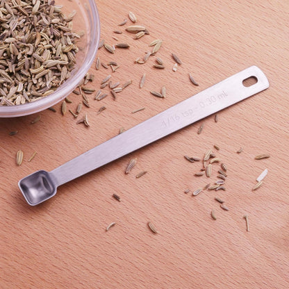 1PCS 1/8tsp(0.6ml) Tiny Measuring Spoon, Small Teaspoon for Tiny Amounts | High Precision, Food-Grade Stainless Steel, ‌Rust-Free, Dishwasher-Safe, Easy-Read Markings, Multi-Purpose, Sturdy & Durable