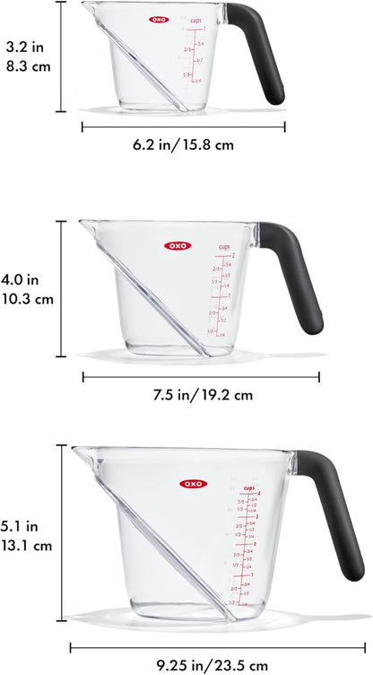 Good Grips 3-Piece Angled Measuring Cup Set