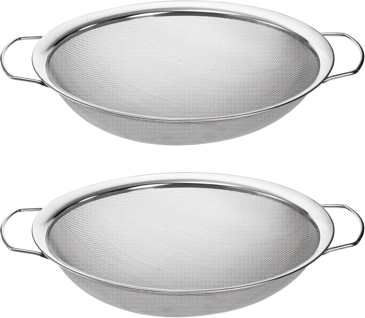 2 Pack Fine Mesh Paint Strainer, 11.5 Inch Stainless Steel 60 Mesh Paint Filter Fit 5 Gallon Bucket