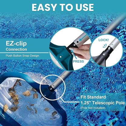 Pool Leaf Skimmer, Pool Surface Cleaning Net (Pole Not Included)