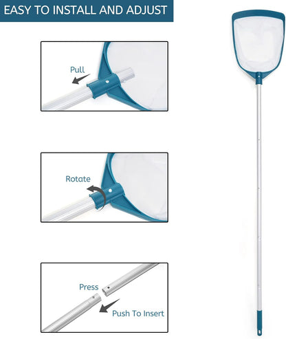 Pool Leaf Skimmer, Pool Surface Cleaning Net (Pole Not Included)
