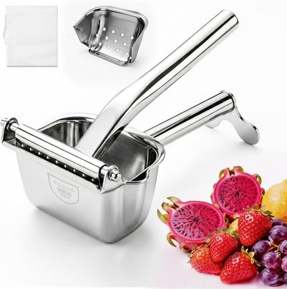Fruit Juice Squeezer, Lemon Squeezer Manual, Non-Slip Ergonomic Grip, Easy to Use & Clean, 2026 New Upgraded Efficient Extraction of Citrus, and Other Fruits