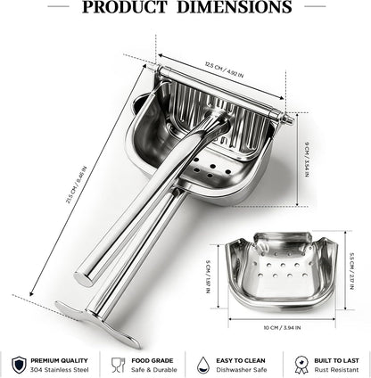 Fruit Juice Squeezer, Lemon Squeezer Manual, Non-Slip Ergonomic Grip, Easy to Use & Clean, 2026 New Upgraded Efficient Extraction of Citrus, and Other Fruits