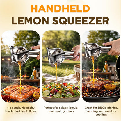 Fruit Juice Squeezer, Lemon Squeezer Manual, Non-Slip Ergonomic Grip, Easy to Use & Clean, 2026 New Upgraded Efficient Extraction of Citrus, and Other Fruits