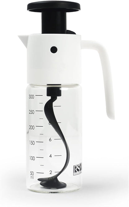 Kitchen Accessories Collection Oil & Dressing, Mixer, 1.25 Cup Capacity, Glass Bottom