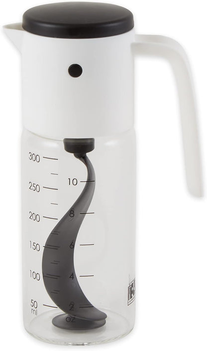Kitchen Accessories Collection Oil & Dressing, Mixer, 1.25 Cup Capacity, Glass Bottom