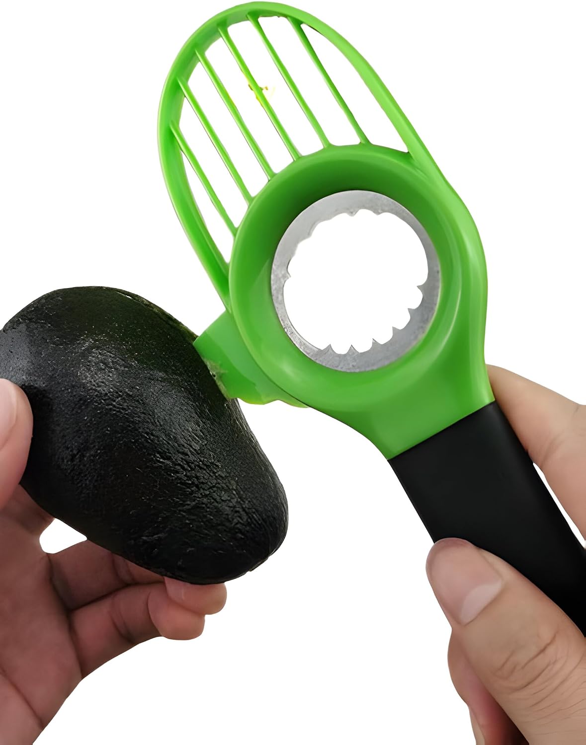 3-in-1 Avocado Cutter and Pit Remover Avocado slicer Avocado tool set with Stainless Steel Perfect for Pitting, Slicing, and Scooping - Good Grip Durable Design